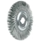 Weiler 12" Standard Twist Knot Wire Wheel .014" Steel Fill 2" Arbor Hole 08200-14 - alternate 2